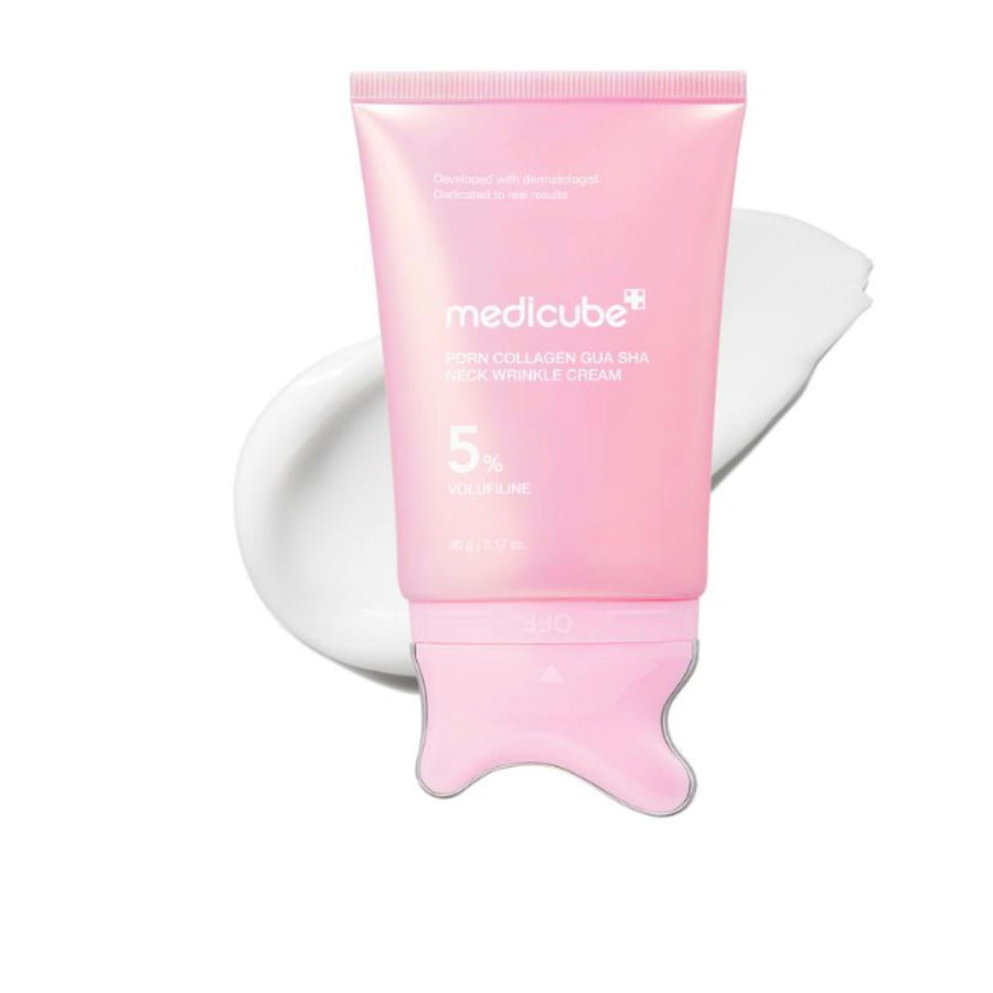 Medicube PDRN Collagen Gua Sha – Crema Reafirmante para Cuello con Rodillo