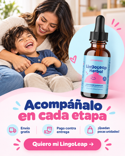 LingoLeap Herbal Kids – Gotas Infantiles con Melena de León