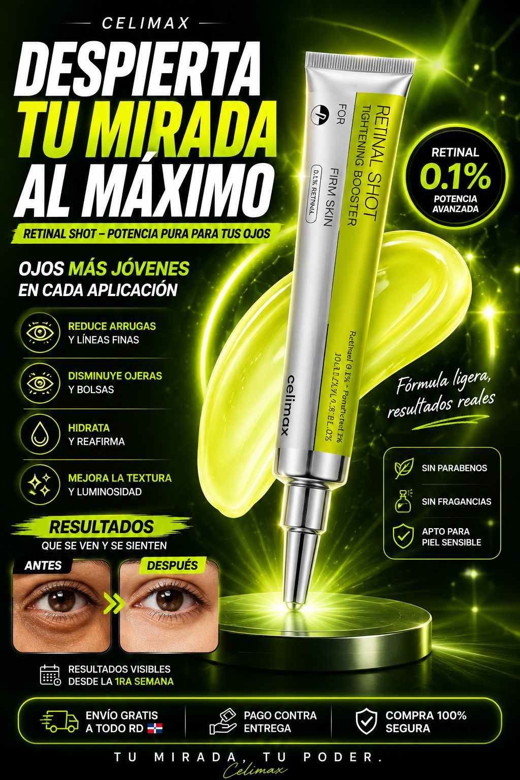 Retinal Lift 360™ – Contorno de Ojos Rejuvenecedor