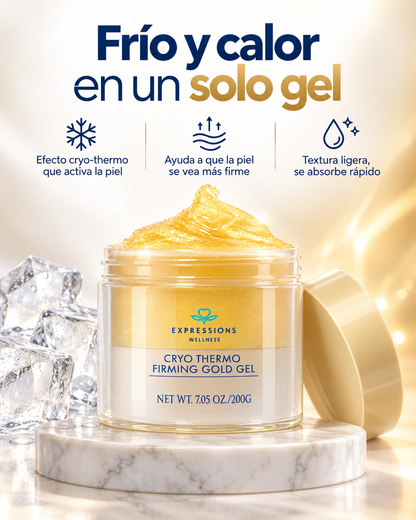 Expressions Wellness Cryo Thermo Firming Gold Gel.