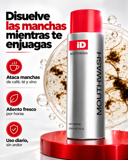 iD Whitening Mouthwash (un enjuague bucal blanqueador)