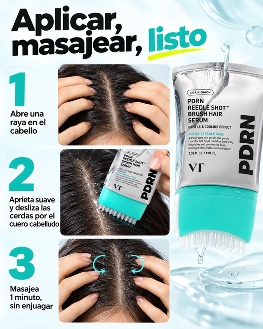 VT PDRN Reedle Shot™ Brush Hair Serum.
