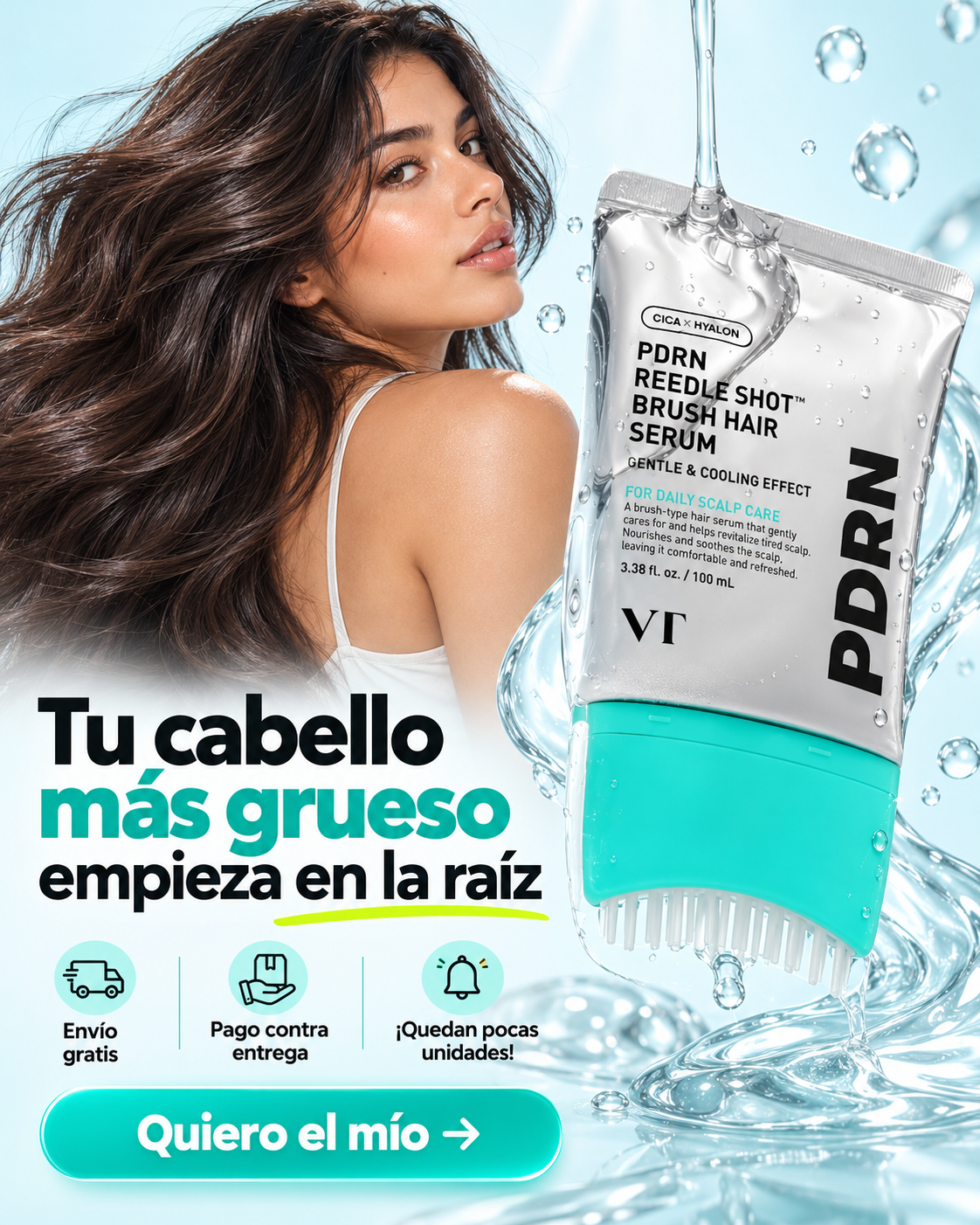 VT PDRN Reedle Shot™ Brush Hair Serum.