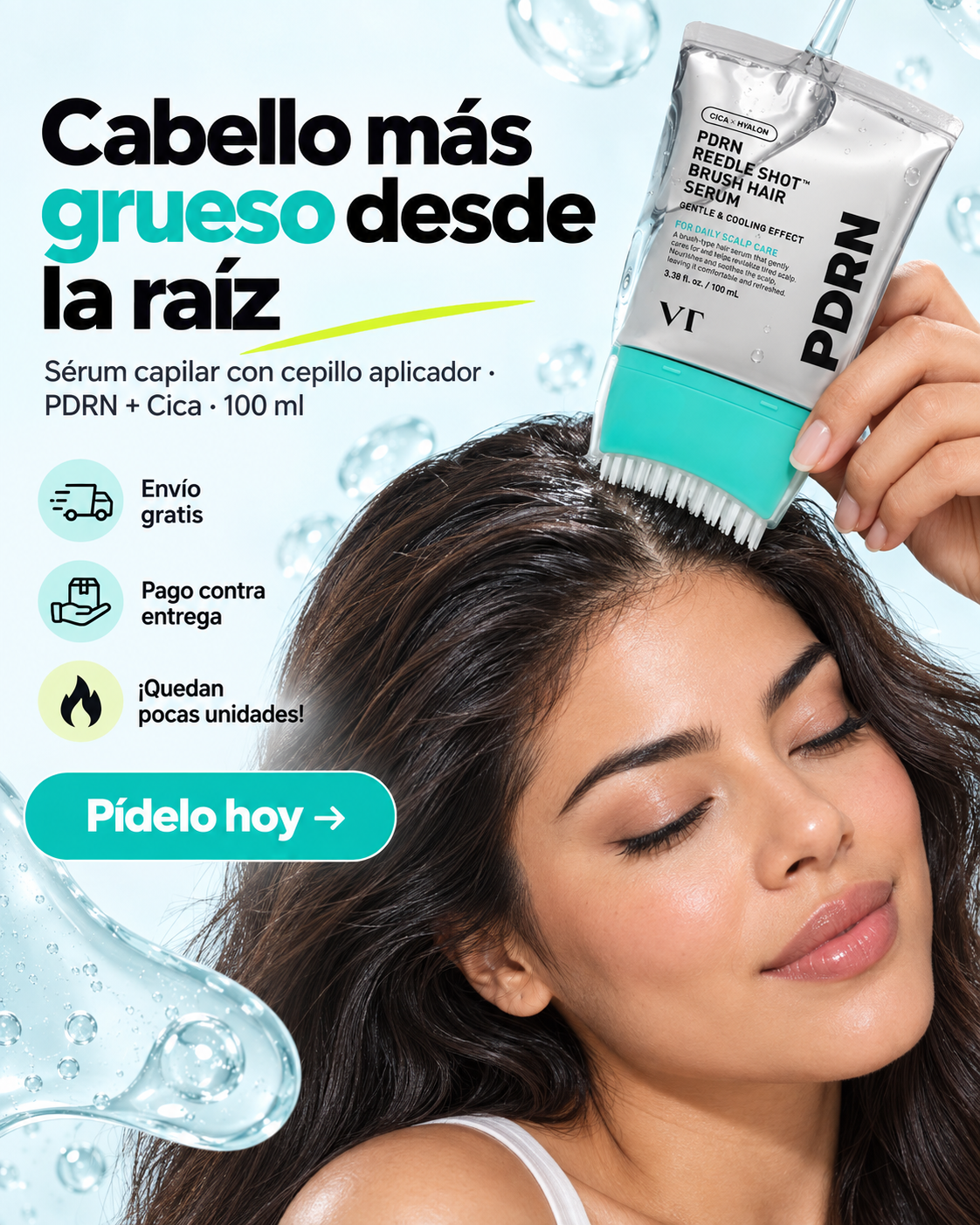 VT PDRN Reedle Shot™ Brush Hair Serum.