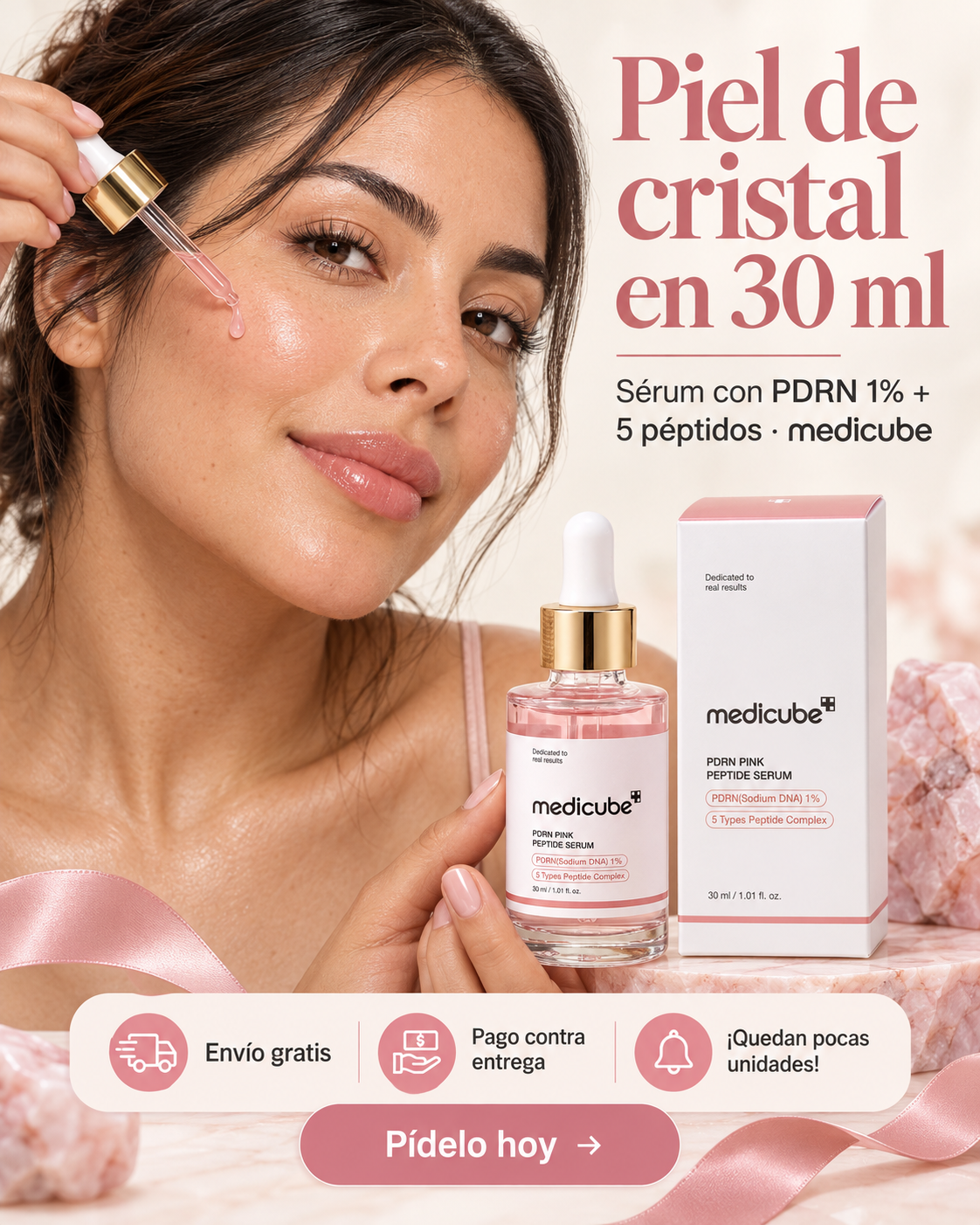 Medicube PDRN Pink Peptide Serum 🌸