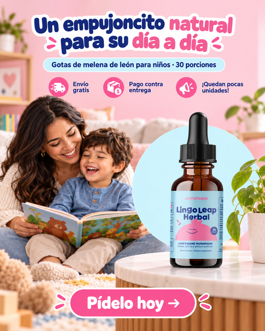 LingoLeap Herbal Kids – Gotas Infantiles con Melena de León